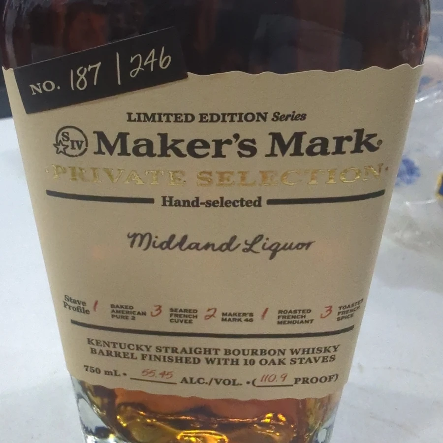 Makers Mark Private Select Midland Liquor