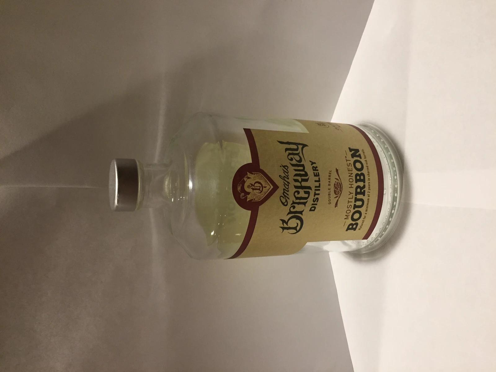 Brickway Distillery Double Oak Mostly Honest Bourbon