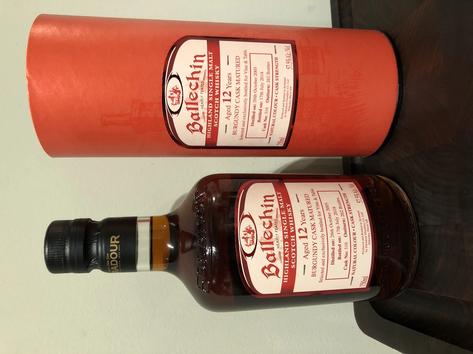 Ballechin 12 Year Burgundy Cask
