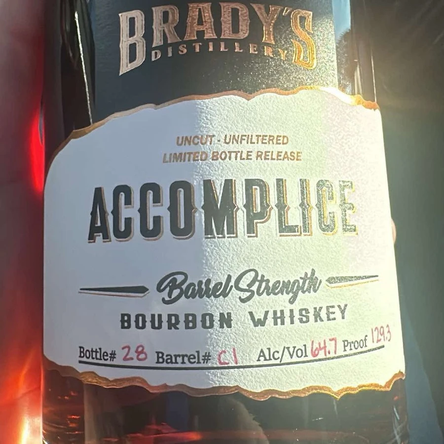 Brady's Distillery Bourbon - Barrel Strength "C01"