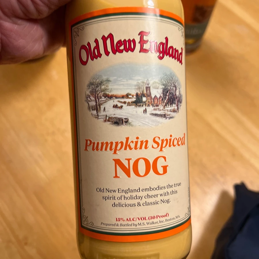 Old New England Pumpkin Spiced Nog