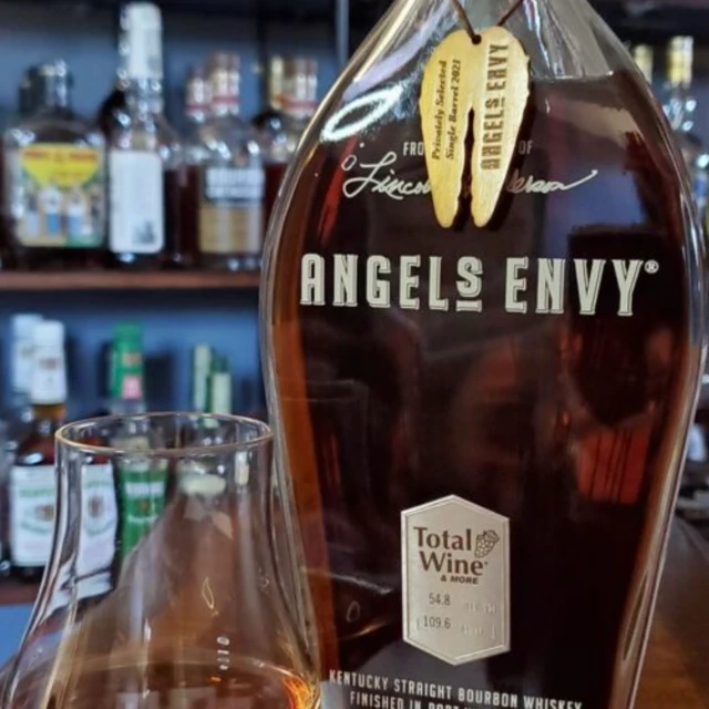 Angel's Envy Private Selection Single Barrel Bourbon Finished in Port Wine Barrels (Total Wine, 2021)