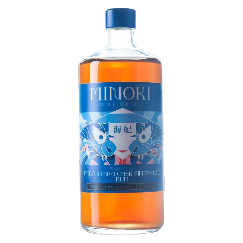 Minoki Coral Mizunara Cask Rum 750ml