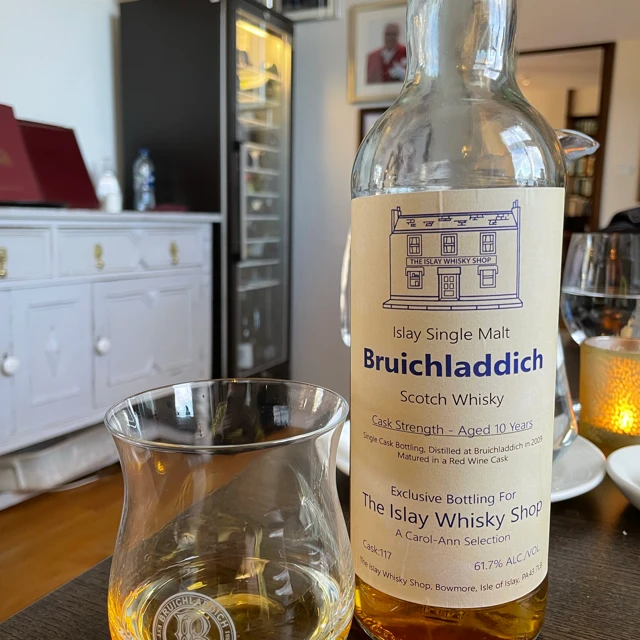 Bruichladdich The Islay Whisky Shop 10 Year Syrah Cask 117