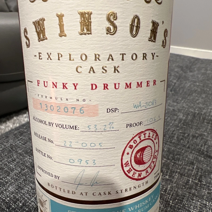 Doc Swinson's Exploratory Cask Funky Drummer