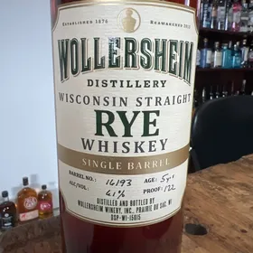 Wollersheim Single Barrel Wisconsin Straight Rye
