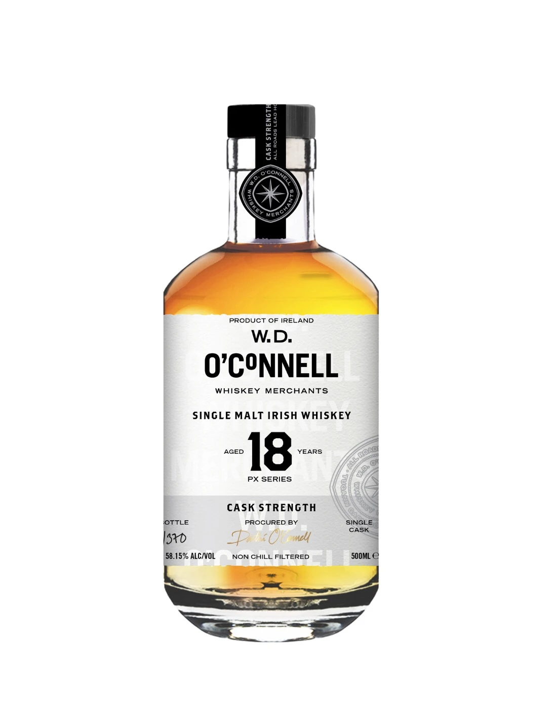 W. D. O'Connell 18 Year Old PX Series Cask Strength