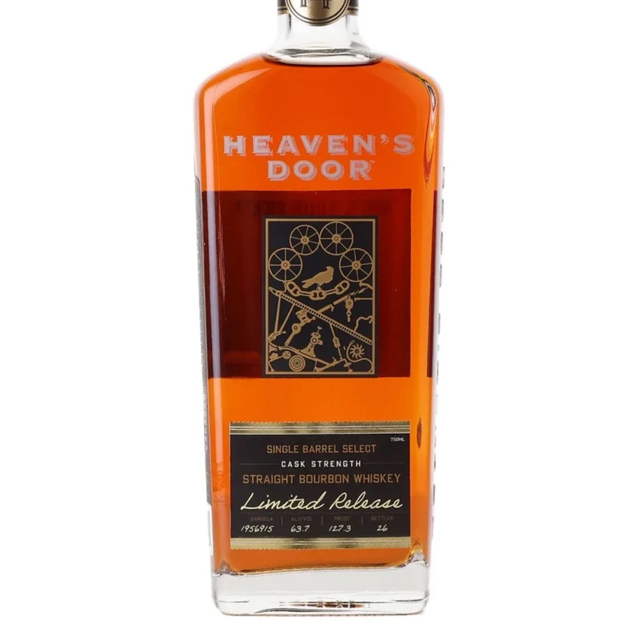 Heaven's Door Single Barrel Select Cask Strength Straight Bourbon Whiskey Limited Release