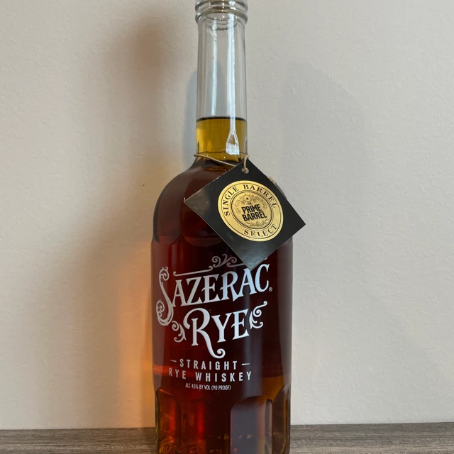 Sazerac Rye Single Barrel Select (The Prime Barrel No 23 - Sazchmo Bourbon Street)