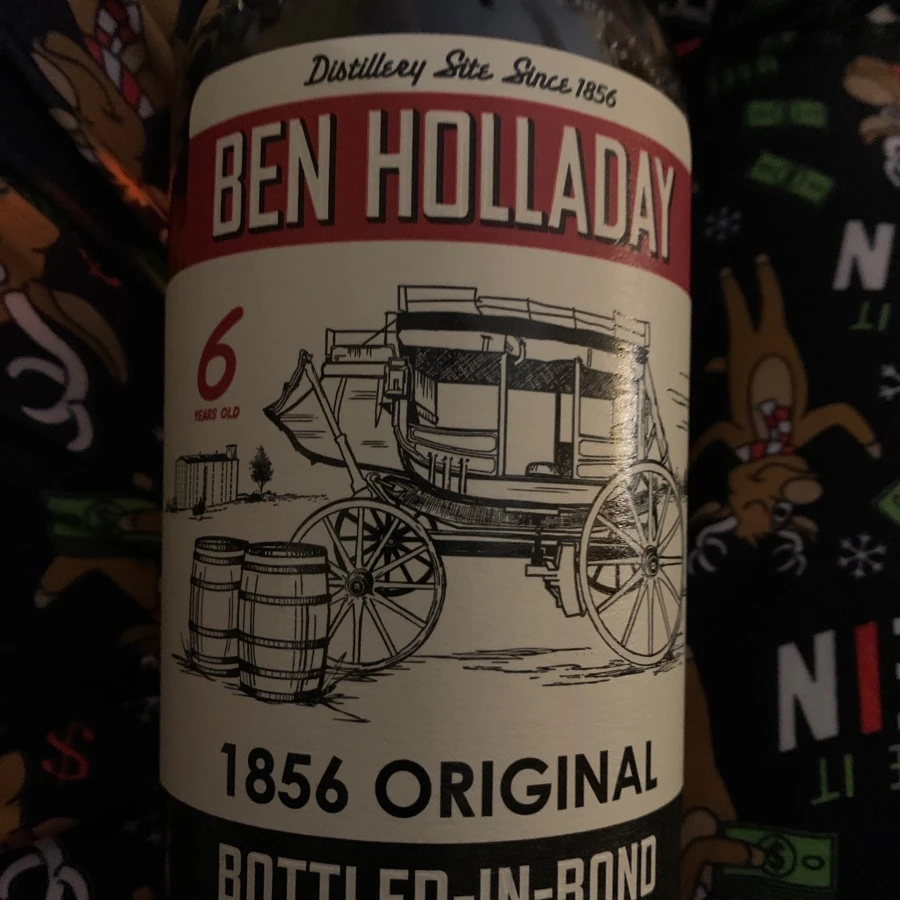 Ben Holloday 1856 Original Missouri Straight Bourbon Whiskey 6 Year