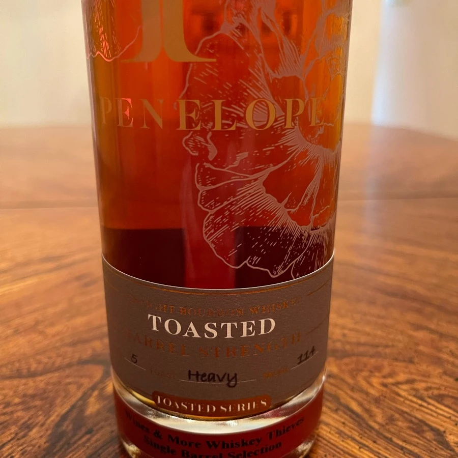Penelope Toasted Barrel Strength Bourbon (Wines & More Whiskey Thieves)