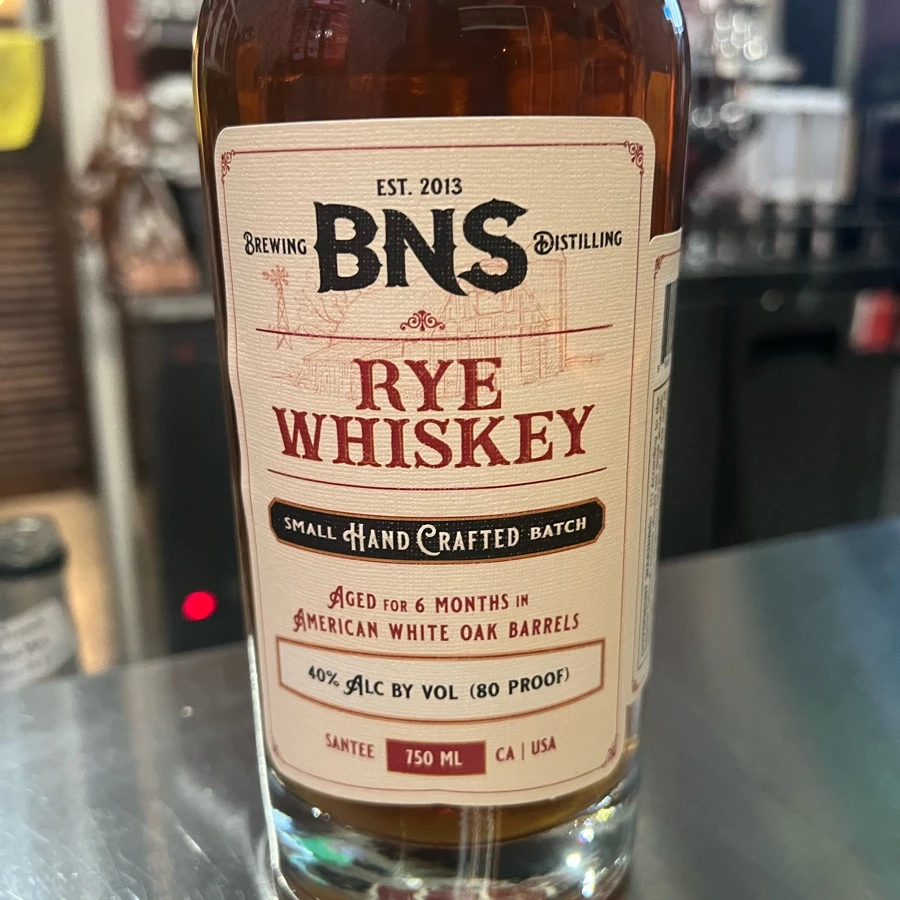 BNS Rye Whiskey