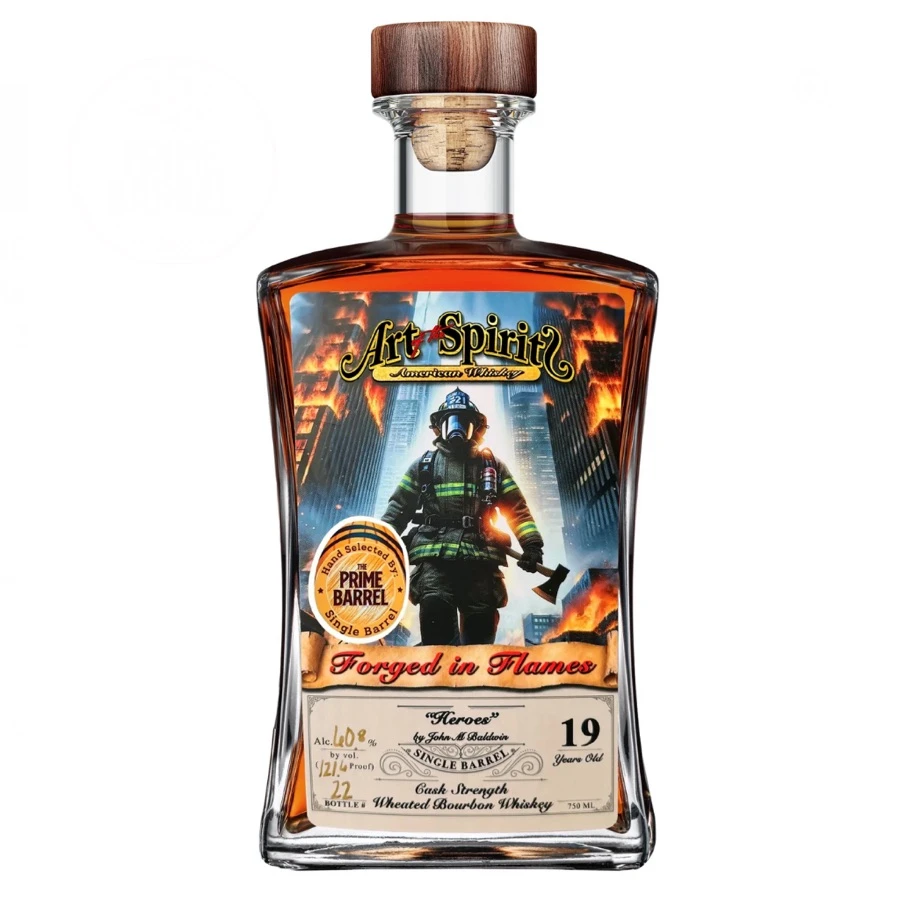 Art of The Spirits "Heroes" 19 Year Old Wheated Single Barrel Bourbon