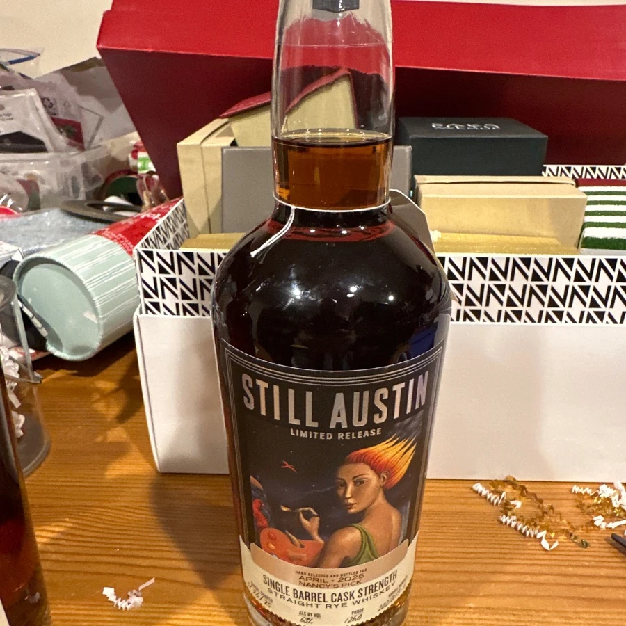 Still Austin Single Barrel Cask Strength Straight Rye Whiskey "April 2025 Nancy's Pick"