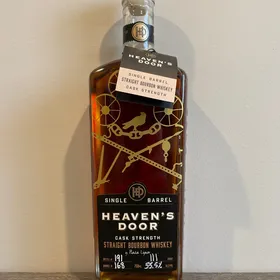 Heaven's Door Cask Strength Straight Bourbon Whiskey Single Barrel (Plaza Liquor)
