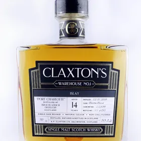 Claxton's Warehouse 1, Port Charlotte 14 yo bourbon cask