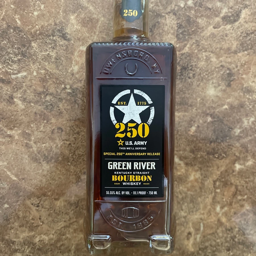 Green River Special 250th U.S. Army Anniversary Release Kentucky Straight Bourbon