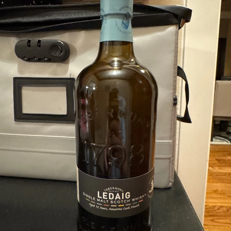 Ledaig Single Malt Scotch Whisky, Aged 12 Years, Amerone Cask Finish