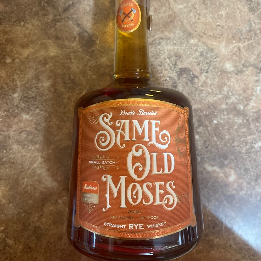Same Old Moses Small Batch Rye Sauternes Barrel Finished