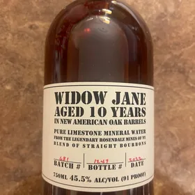 Widow Jane 10 Year Bourbon (2022 Release)
