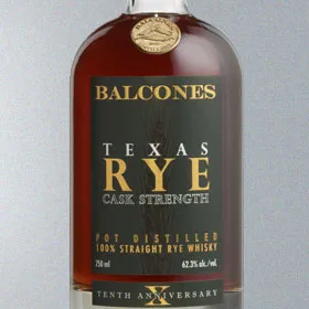 Balcones Texas Rye Cask Strength