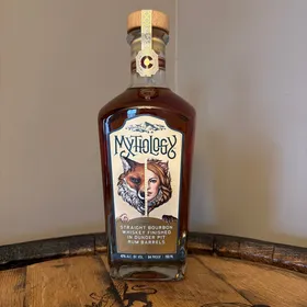 Mythology Straight Bourbon Whiskey finished in dunder pit rum barrels