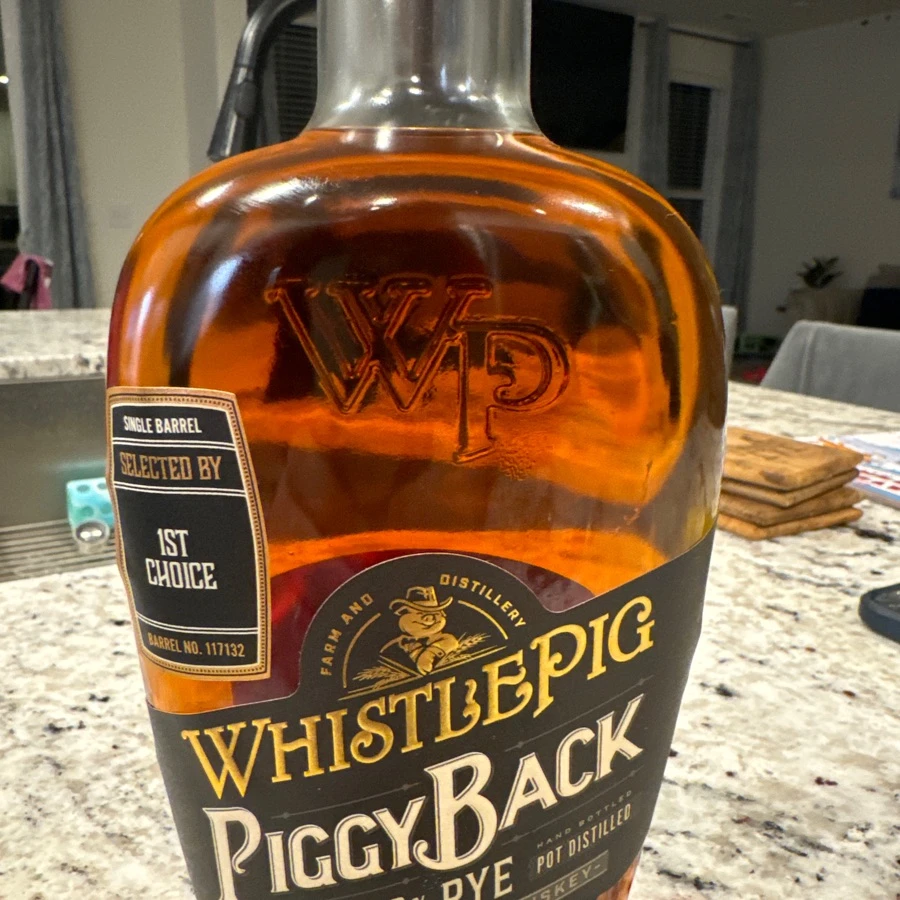 WhistlePig PiggyBack Rye- Single Barrel "1st Choice"