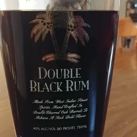 Double black rum