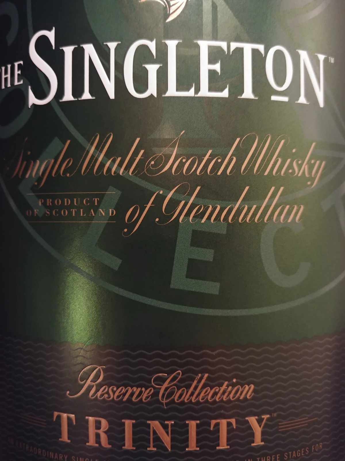Singleton of Glendullan Reserve Collection Trinity