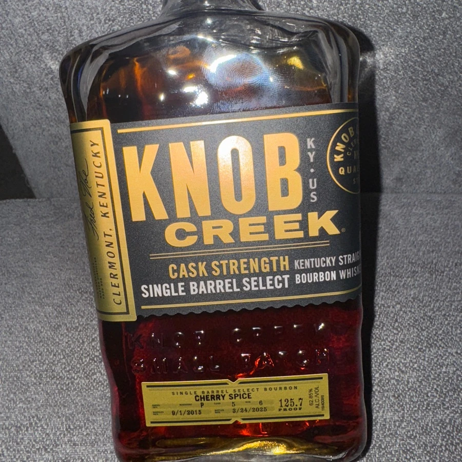 Knob Creek Cask Strength Single Barrel Select "Cherry Spice"