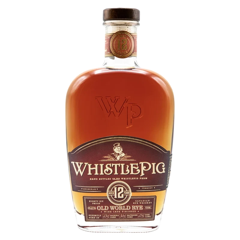 WhistlePig 12 Yr Old World Rye Whiskey 750ml