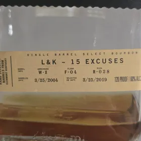 Knob Creek Single Barrel Select (L&K 15 Excuses)