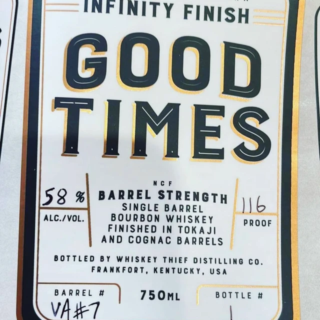 Good Times Bourbon Infinity Finish