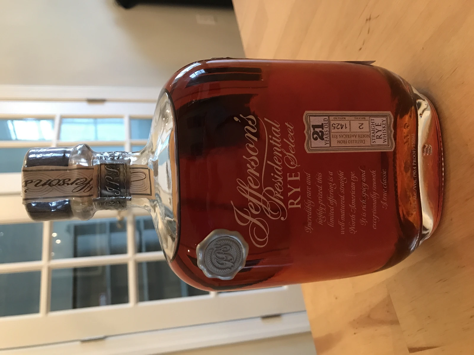Jefferson's 21 Year Presidential Select Rye