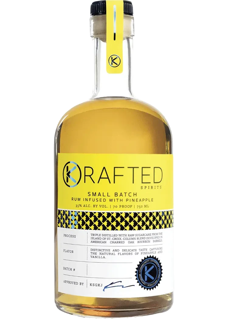 Krafted Small Batch Pineapple Infused Rum