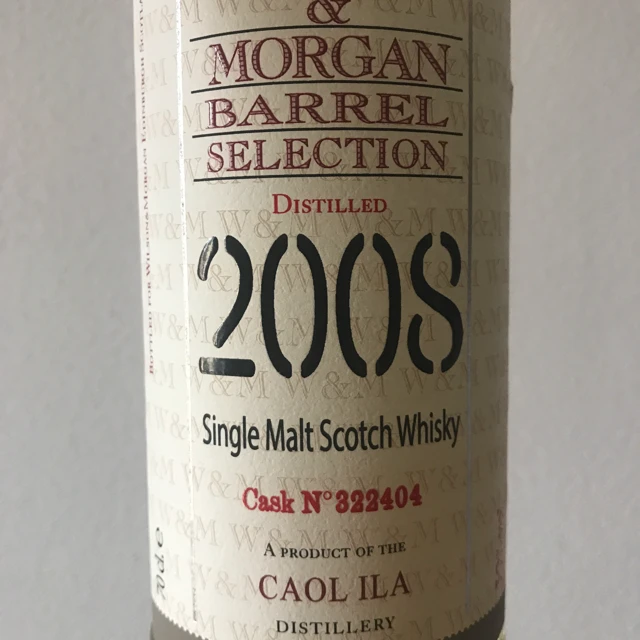 Wilson & Morgan Barrel Selection Distilled 2008 Caol Ila