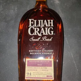 Elijah Craig Small Batch Single Barrel OHLQ #5 (SN 6177383, Rickhouse S, Floor 5)