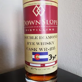Downslope Double Diamond 3yr old Rye Whisky