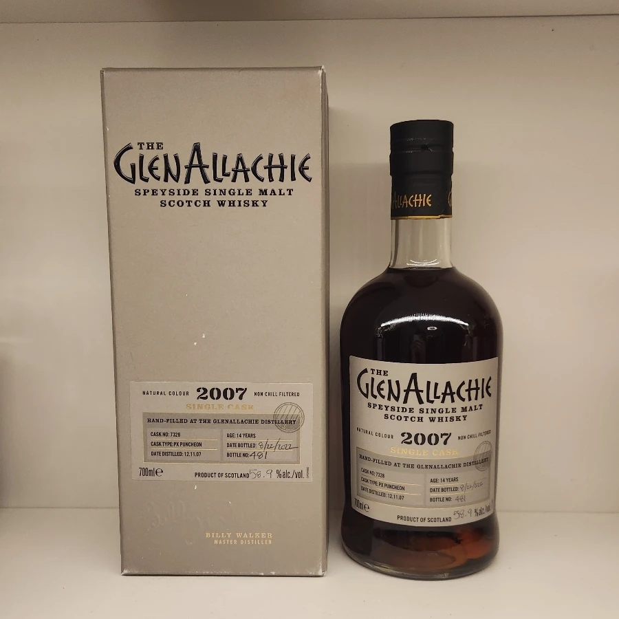 Glenallachie 2007 14 year Single Cask PX Puncheon