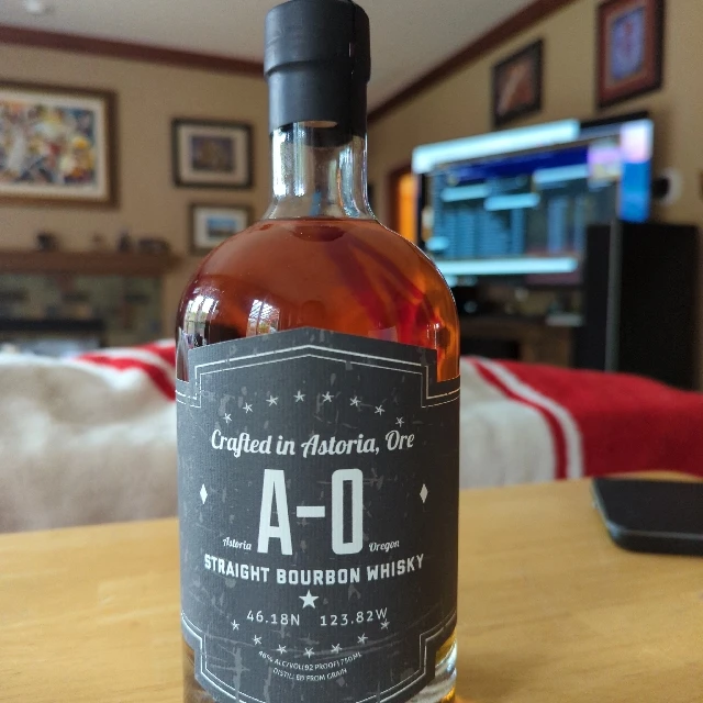 Pilot house distilling A-O Straight Bourbon Whiskey