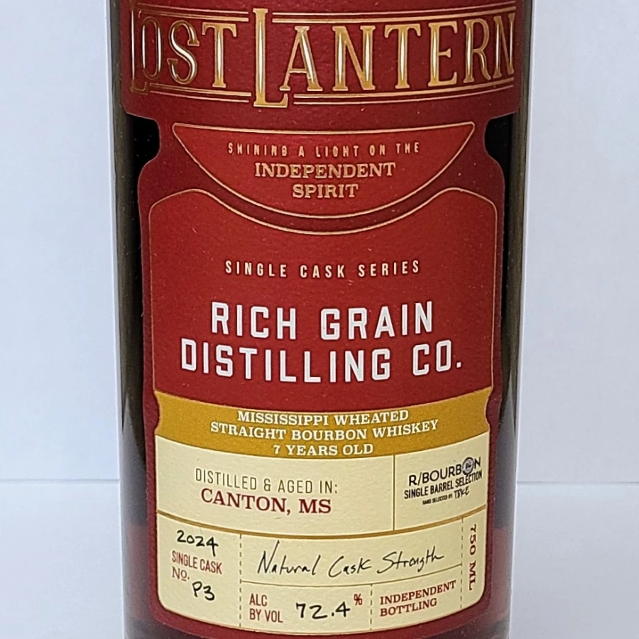Lost Lantern - Rich Grain Distilling - Mississippi Wheated  Bourbon - r/Bourbon Single Barrel by T8KE