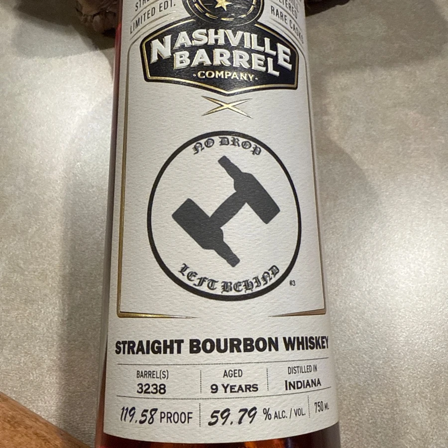 Nashville barrel Company, straight bourbon, whiskey, private label barrel pick
