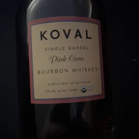 Koval Pink Corn Bourbon Whiskey