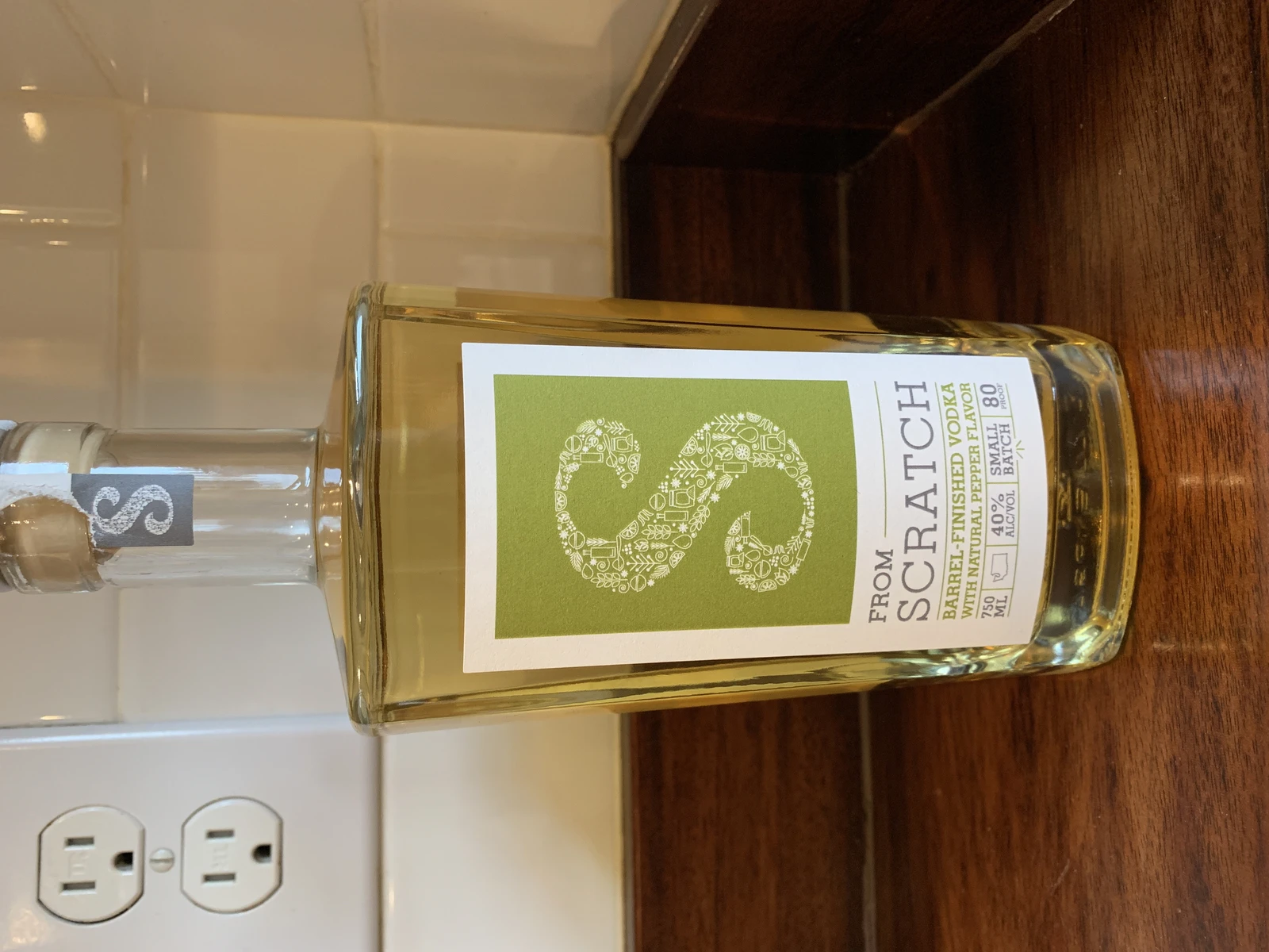 Scratch Barrel-Finished Vodka With Natural Pepper Flavor
