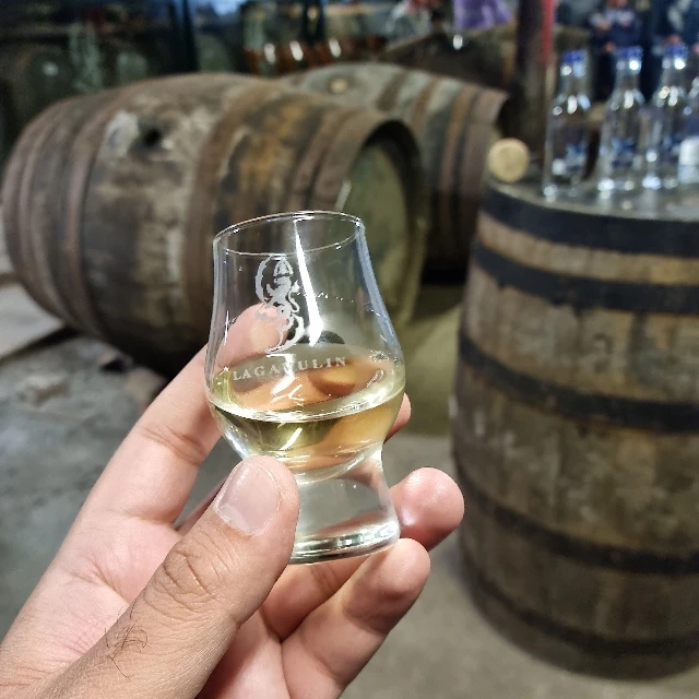 Lagavulin 12yo Straight From The Cask, Single Second Fill European oak Barrel