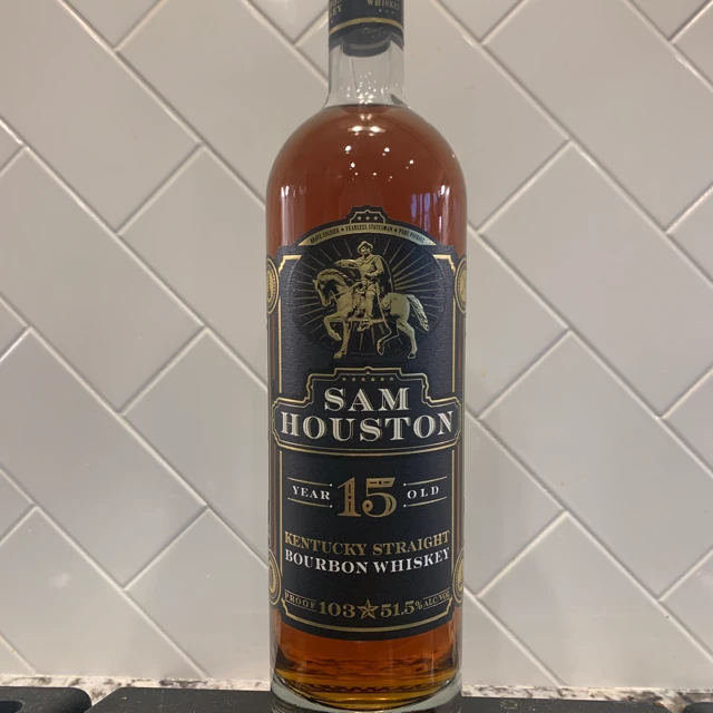 Sam Houston 15 Year Kentucky Straight Bourbon Batch MS-2 (Release No. 7 2021)