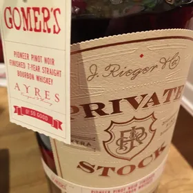 J. Rieger Private Stock - Pioneer Pinot Noir Finished