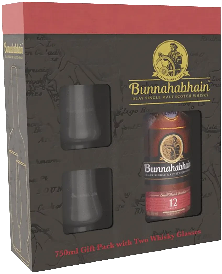 Bunnahabhain 12 Year Old W Glasses