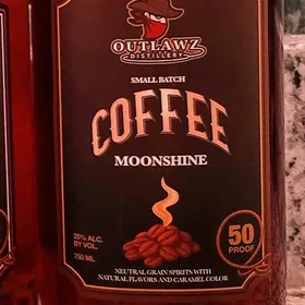 Outlawz Distillery Small Batch Coffee Moonshine