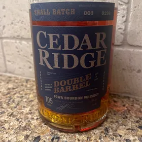 Cedar Ridge Double Barrel Iowa Bourbon Whiskey Small Batch #3